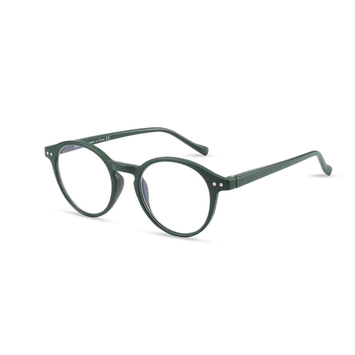 Ochelari de citit cu ramă rotundă și filtru lumină albastră ZENOTTIC (dioptrii 0.0 - 3.0)