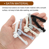 Chinese Knot Closure Buttons 20 Pairs Sewing for Cheongsam/Tang Coats – Grey