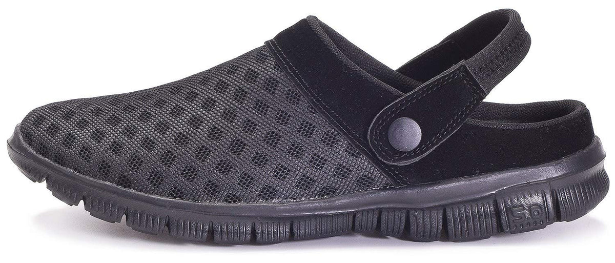 Unisex Clogs Beach & Pool Slippers – Black EU37