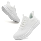 Pantofi sport slip-on fără șireturi pentru bărbați, respirabili – Alb EU 46
