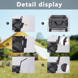 Push Handle Telescopic for Folding Handcart Replacement Collapsible – Universal