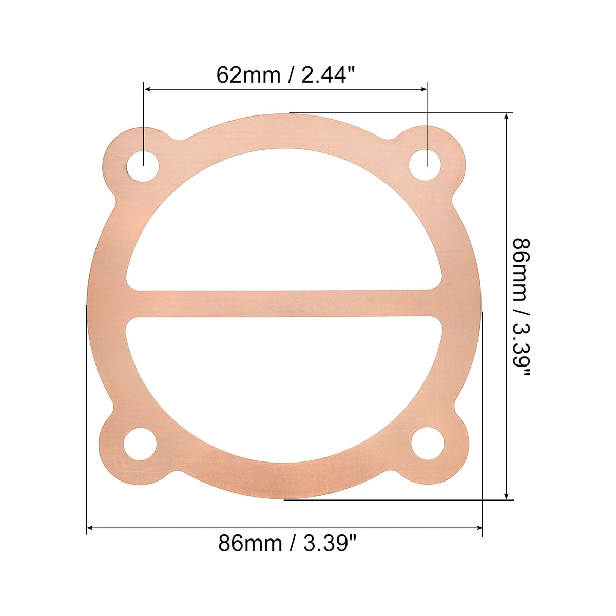 Cylinder Head Gasket Kit 5pc 65mm Diameter