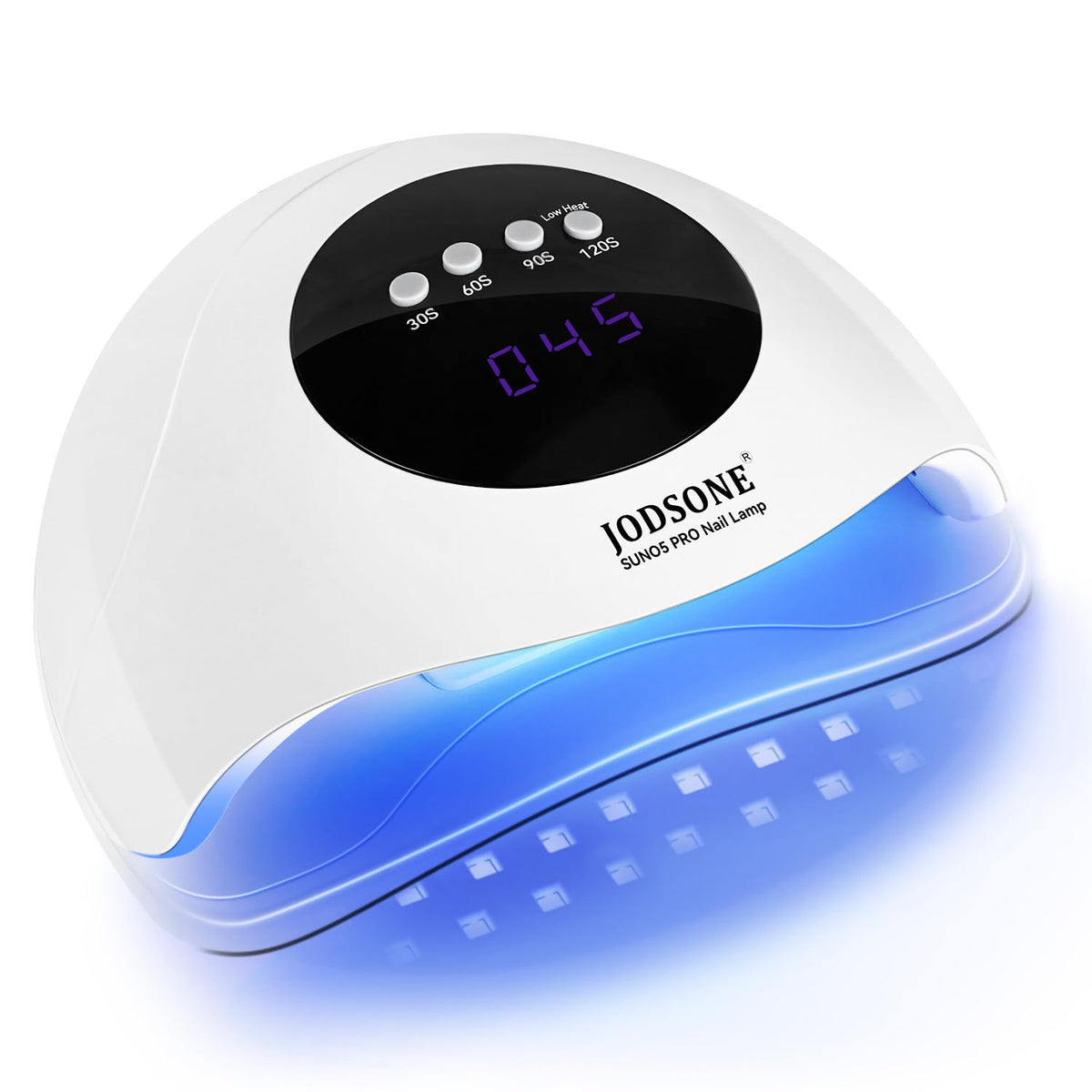 UV LED Nail Lamp Automatic Sensor 4 Timers Gel Polish Curing – White