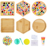 DIY Mosaic Coaster Craft Kit Creative 3-piece – 3 pcs