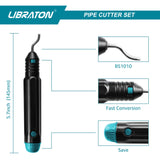 Libraton pipe cutter 5-50mm, pipe cutter stainless steel, pipe cutter for stainless steel pipes, pipe cutter with deburrer for cutting thin stainless steel, steel, copper pipe, aluminum