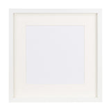 Square Photo Frame with Passe-partout – White 28 x 28 cm