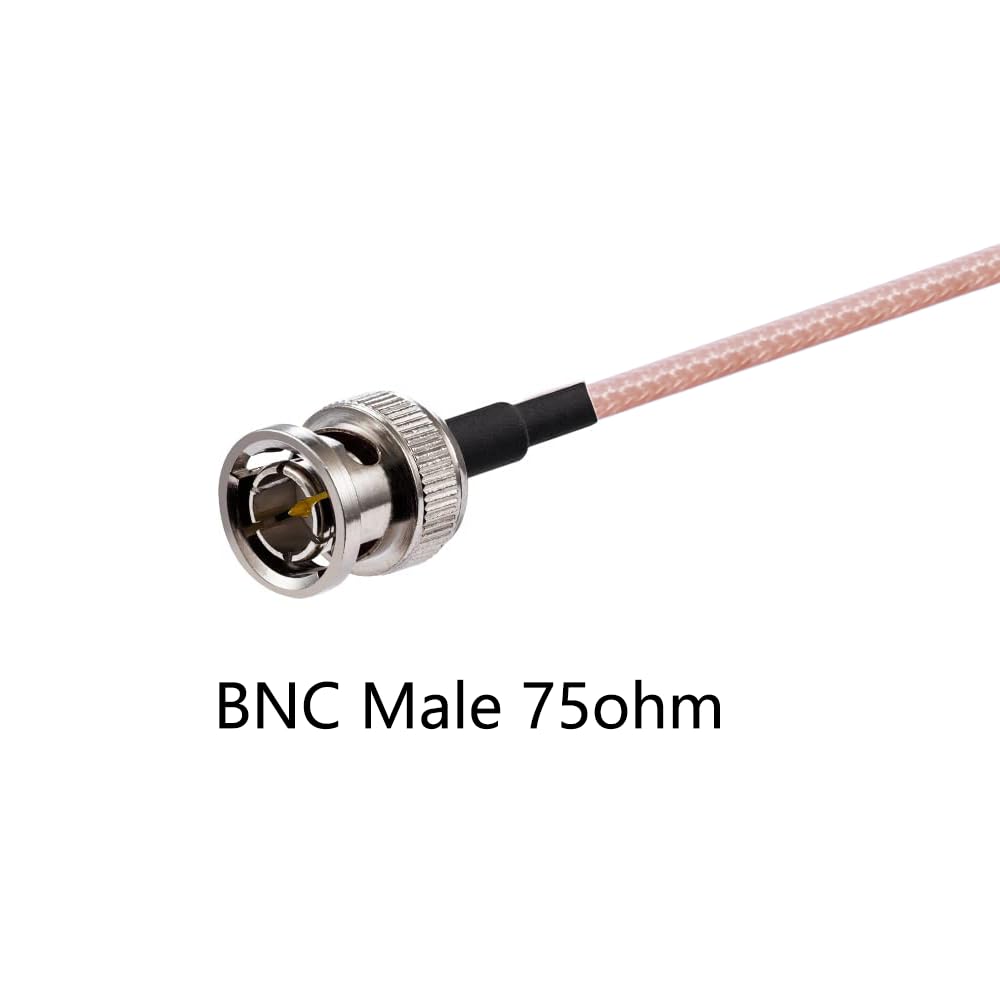 BNC Right Angle Coaxial Cable 75Ω RG179 HD-SDI – 3m (10ft)