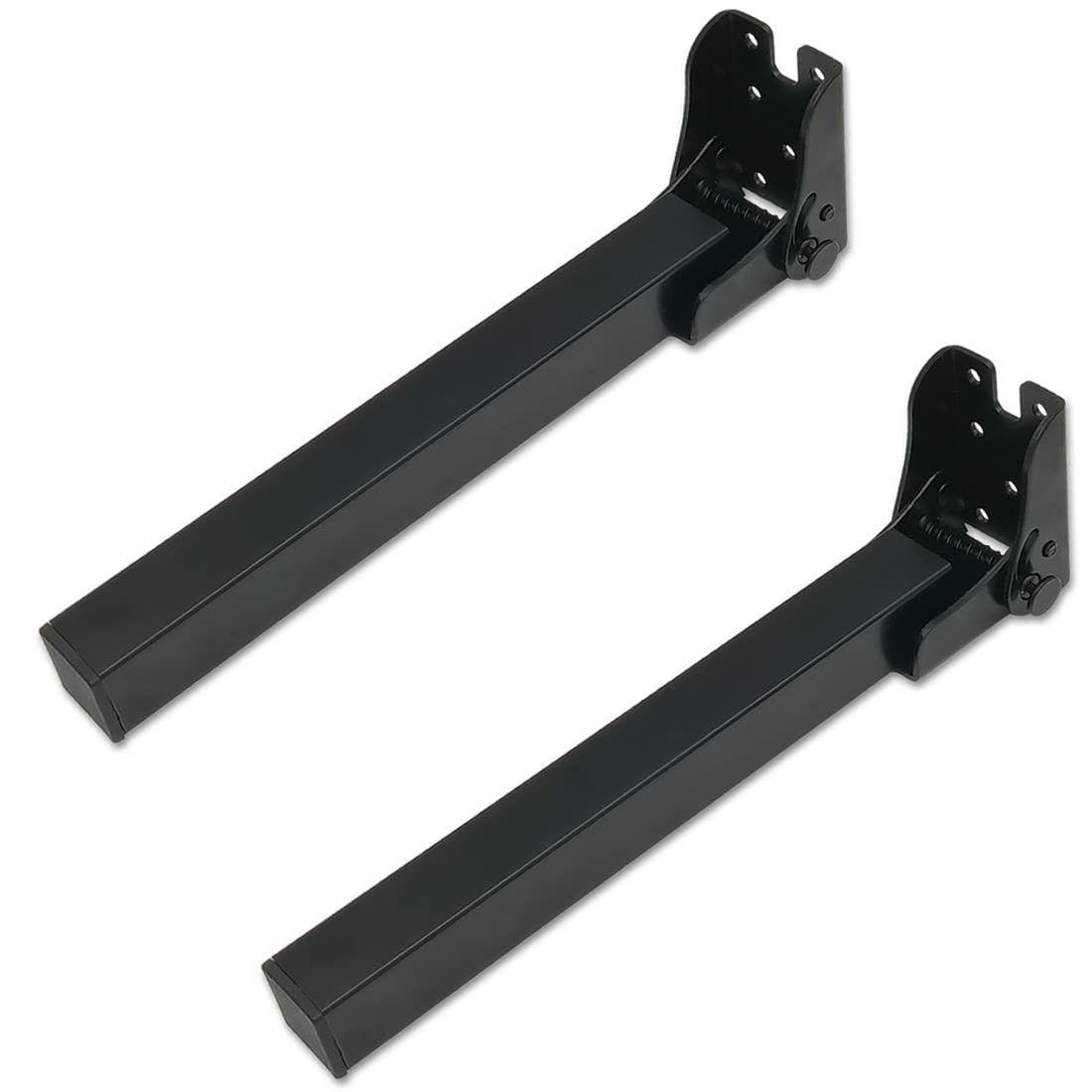 Picioare pliabile din metal pentru masă sau canapea reglabile 14-50 cm, set 2 bucăți – Negru H 50cm