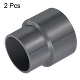 Mufă reductoare dreaptă din PVC 63x50 mm pentru instalații – Gri