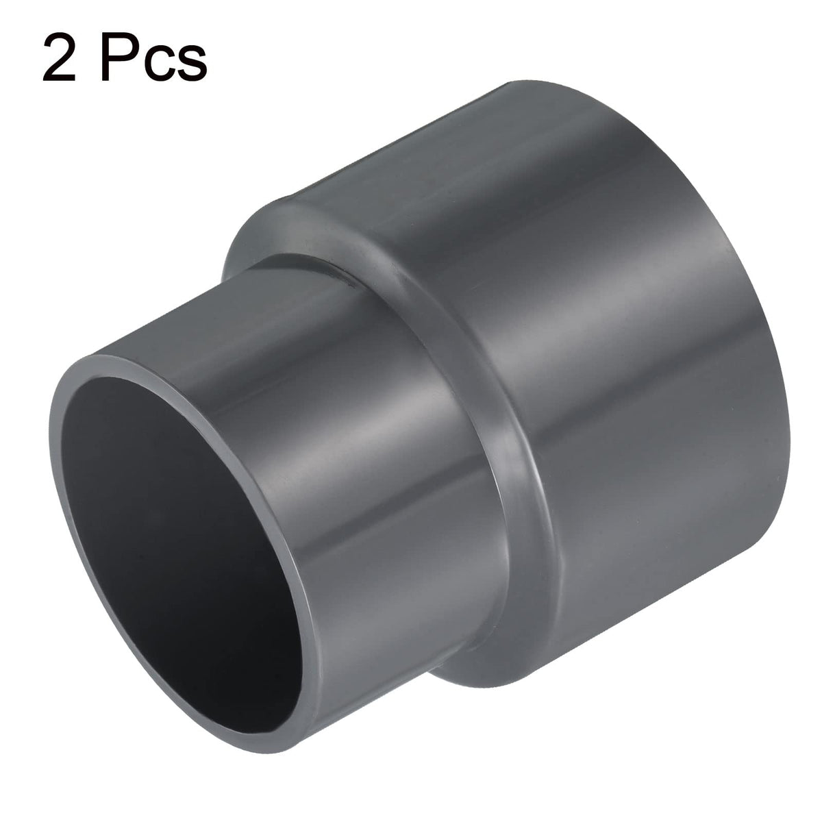 Mufă reductoare dreaptă din PVC 63x50 mm pentru instalații – Gri