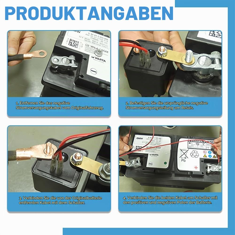 Battery Disconnect Switch 12V 200A Wireless Remote Kill Anti-Theft – 12V 200A