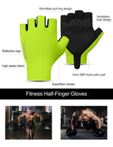 INBIKE Training Gloves Fitness Crossfit Weightlifting Breathable – Green L