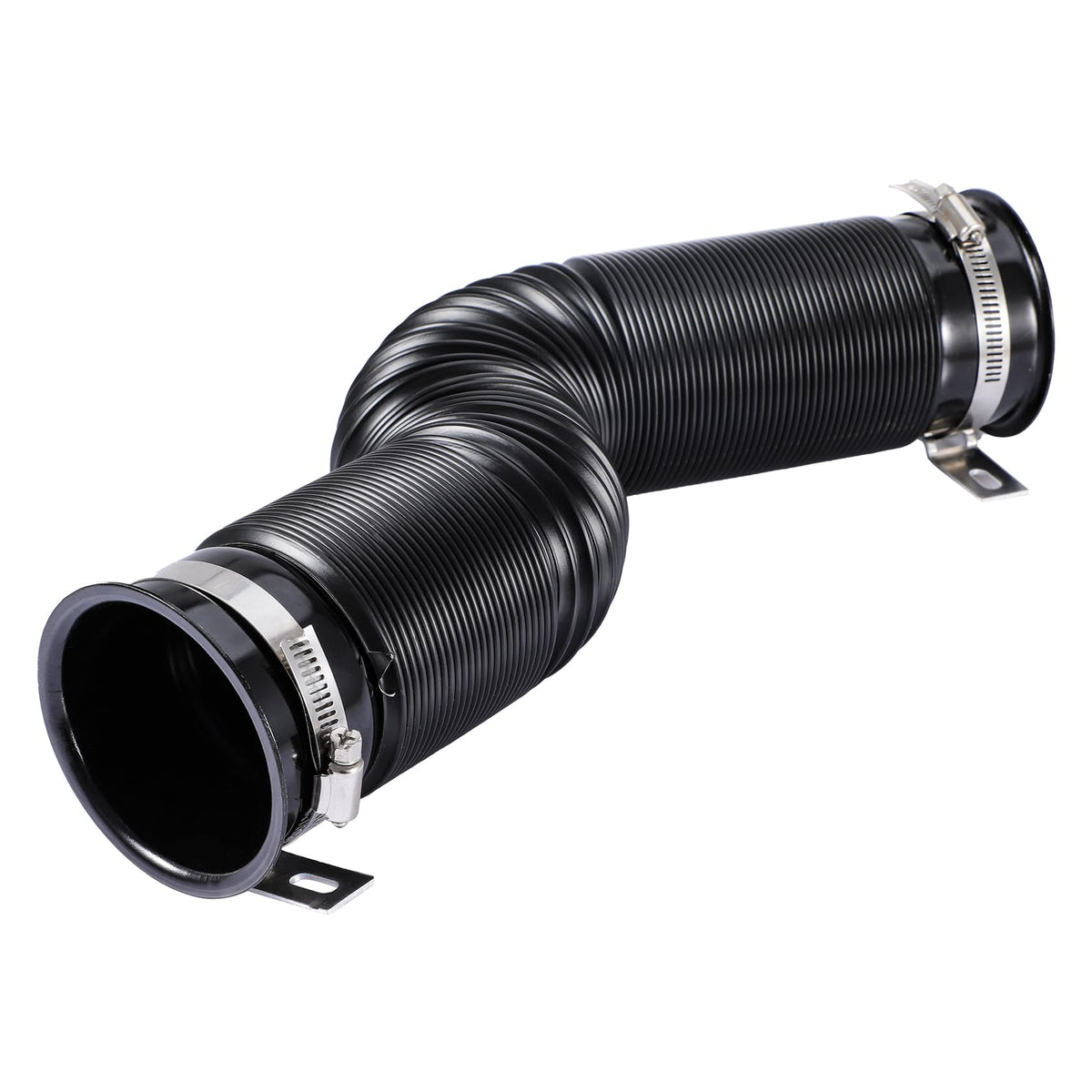 CarBole 76mm car intake pipe, air filter intake hose, cold air intake pipe, air inlet hose, car cold air inlet pipe, extendable to 1m