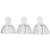 Dental Impression Trays Stainless Steel Autoclavable Upper & Lower – 6pcs