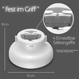 GIHALI Universal Hair Diffuser Strong Holding" Adaptable for Hair Dryers with 4.4cm to 6.6cm for Curly or Wavy Hair, Diffuser for Curly Hair, Hairdryer, Compatible (Black)