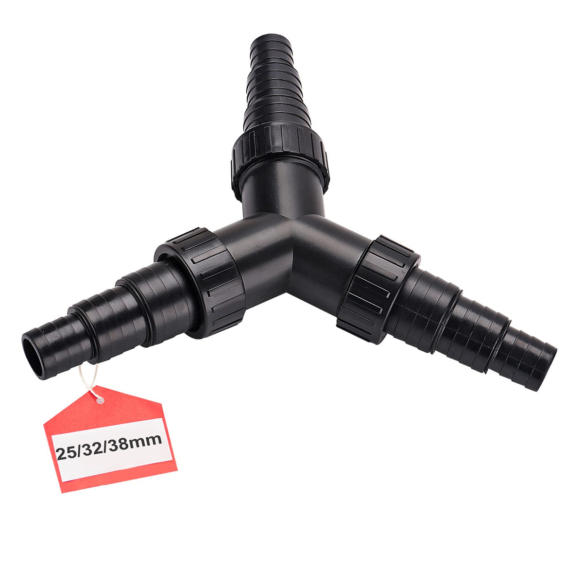 Distribuitor furtun tip Y cu 3 căi ștuțuri în trepte 25/32/38 mm