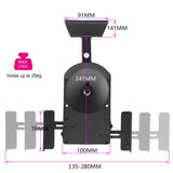 Suporturi de perete pentru boxe audio suptek greutate maximă 25 kg SPM201, set 2 bucăți