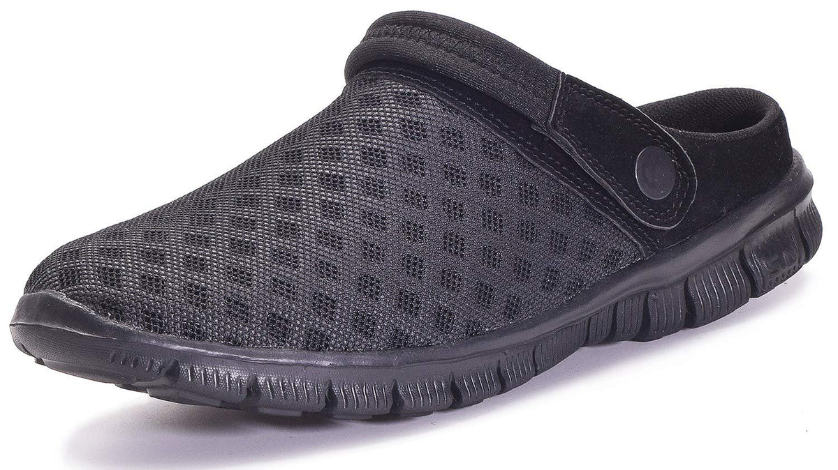 Unisex Clogs Beach & Pool Slippers – Black EU37