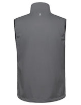 Men's Softshell Vest Windproof Lightweight for Hiking - Grey XXL