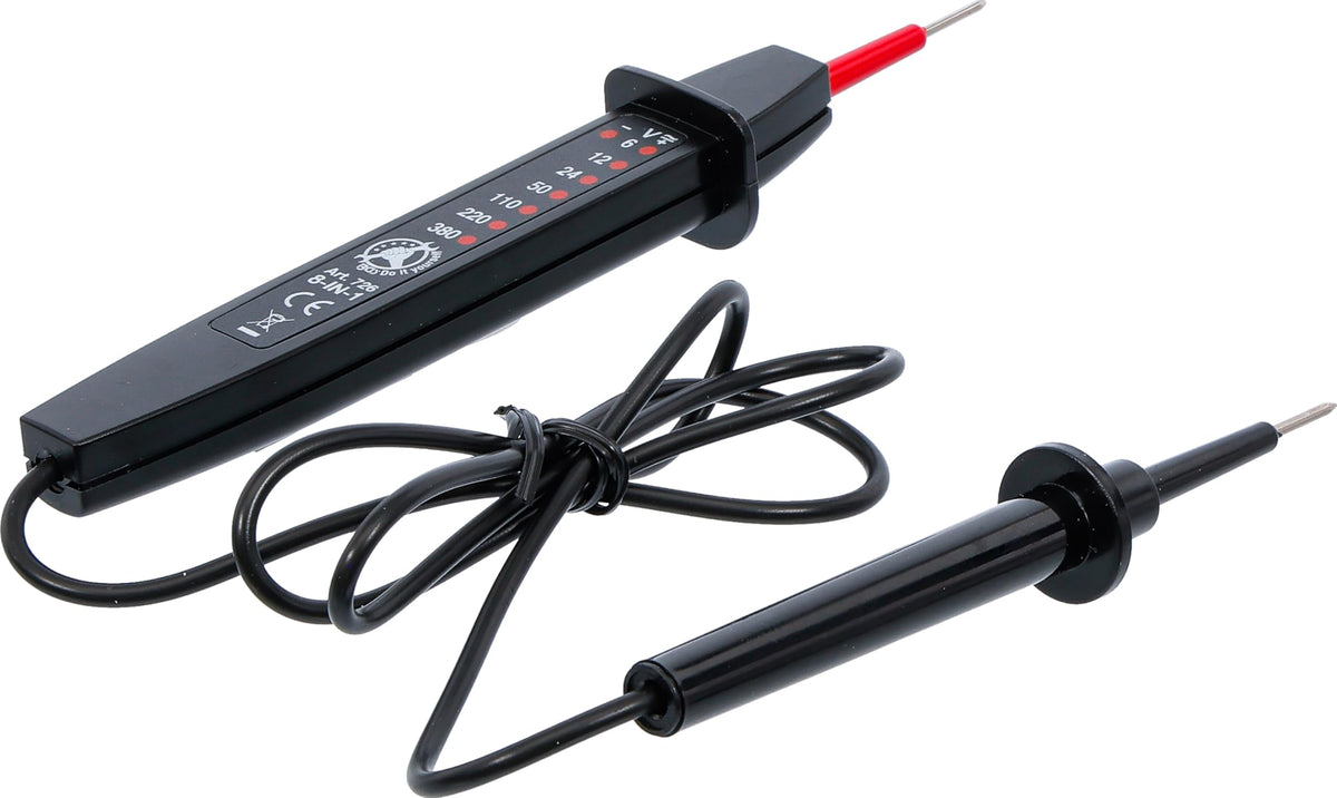 BGS DIY Voltage Tester 6–380V AC/DC – Model 726