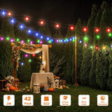 Becuri LED decorative B22 baionetă 2W G45, set 42 bucăți – Multicolor