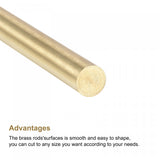 Solid Brass Round Bar 10mm x 450mm for RC Models DIY 1pc – Brass