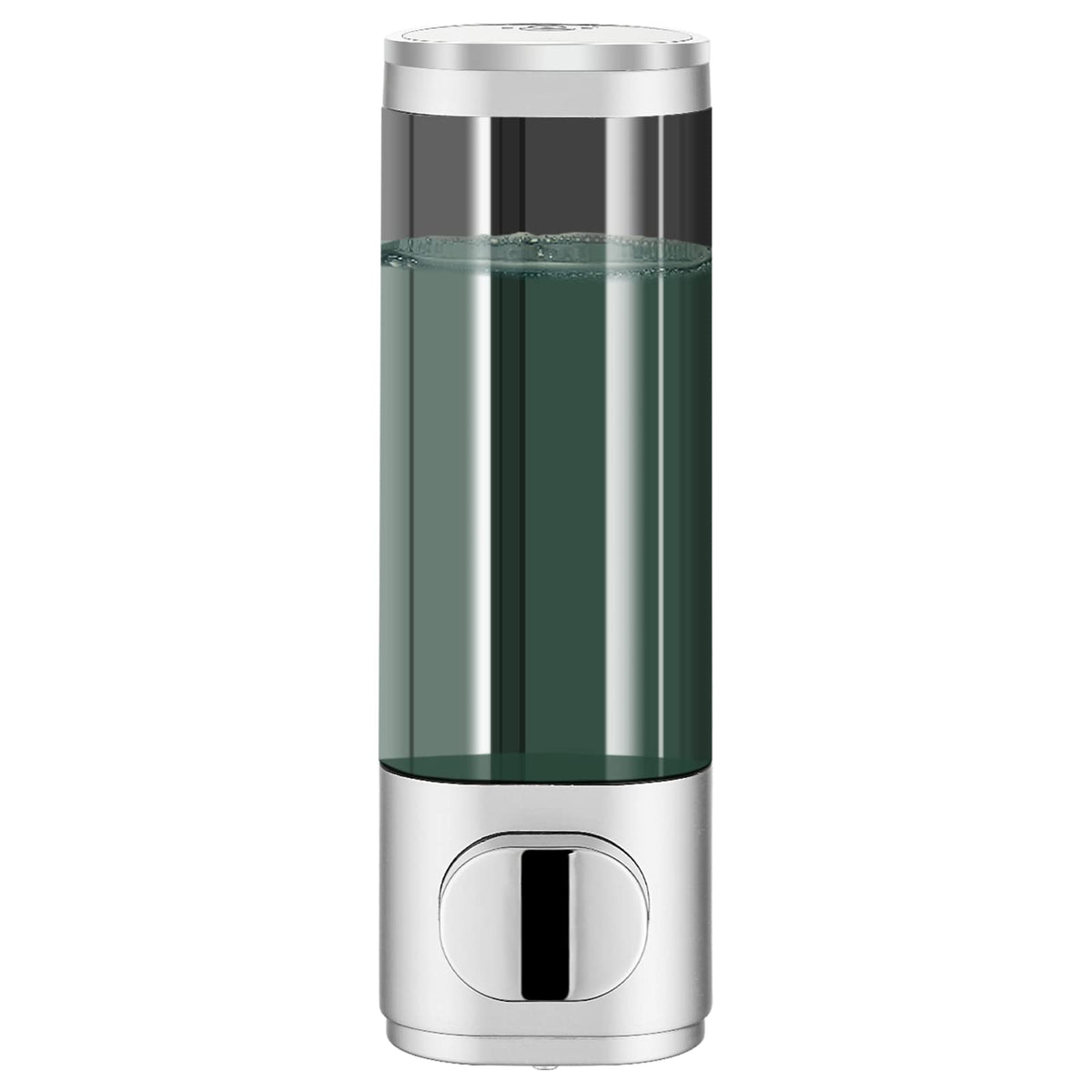 Shower Dispenser No Drill Wall Mounted Shampoo Conditioner – Silver Large Capacity
