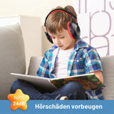 Children's Hearing Protection Earmuffs NRR 24dB Noise Cancelling – Black