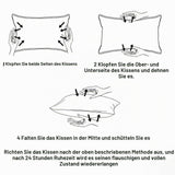 Mini Travel Pillow 2-Pack Small Neck Sleep Pillows – Grey