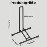 Floor-Mounted Detachable Bike Stand Heavy-Duty – Black