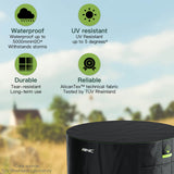 Husă impermeabilă de protecție pentru mobilier de grădină rotund Awnic 420D Oxford (Ø160x71 cm) – Negru