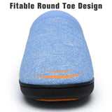 Unisex Memory Foam Non-Slip Winter Slippers Warm Cotton Blend – Sky Blue EU 38