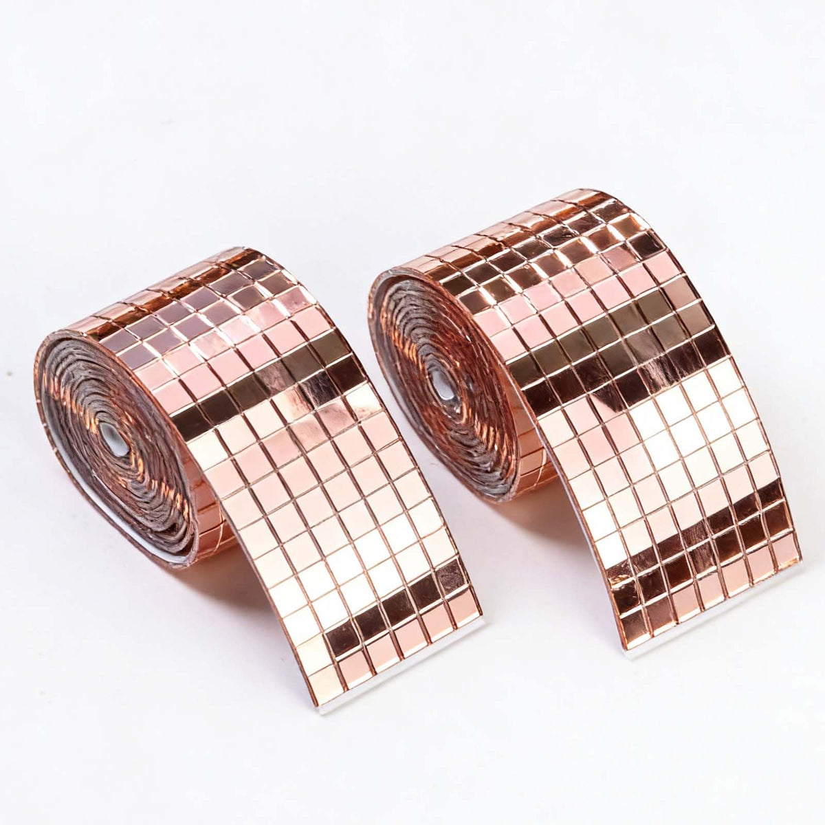 Self-adhesive Mosaic Tiles 3200pcs 5x5mm Mini Mirror – Rose Gold