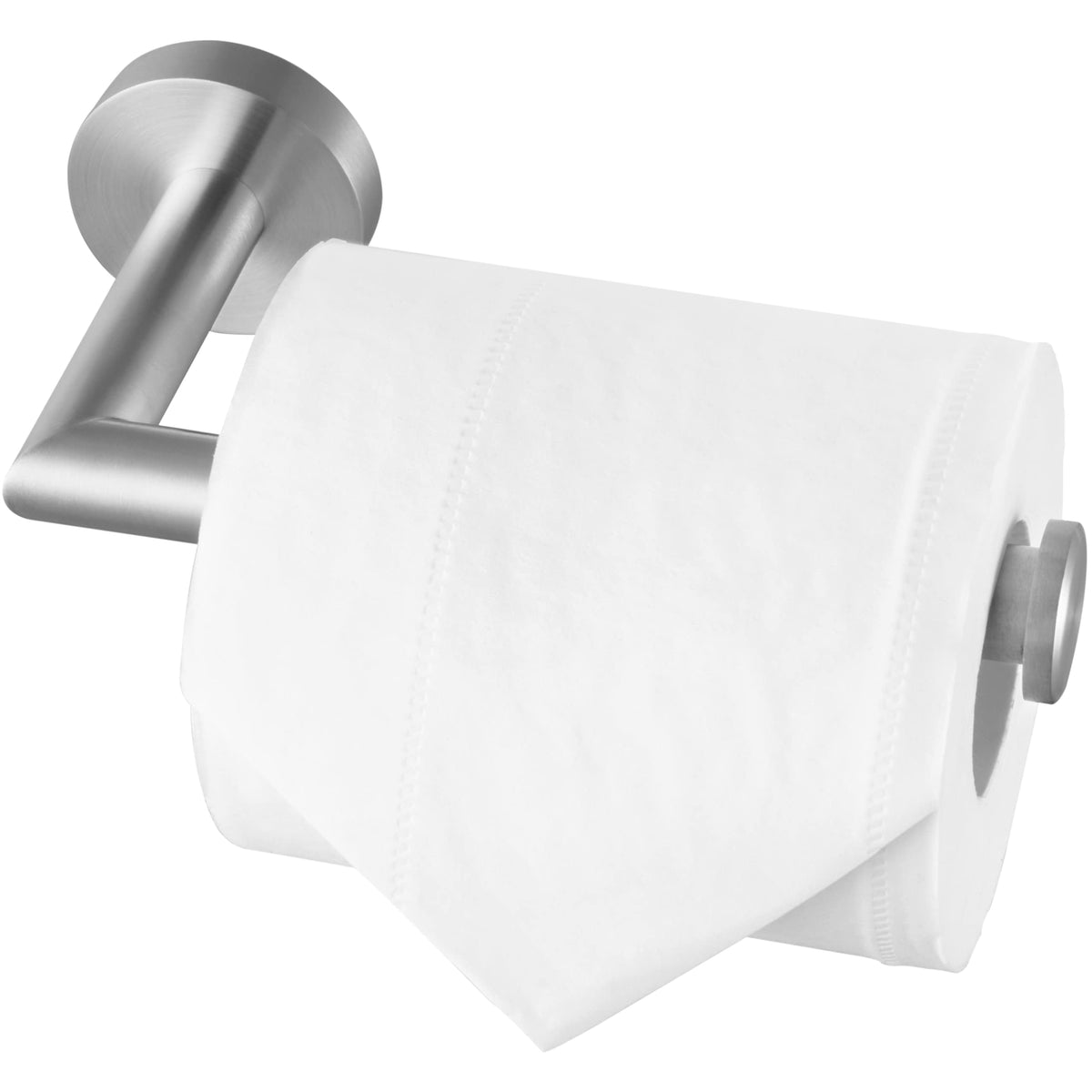 Suport rolă hârtie igienică din inox periat HITSLAM pentru baie și bucătărie, set 2 bucăți