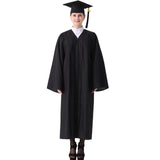 Robă și tocă de absolvire pentru adulți liceu și facultate GraduatePro unisex – Negru