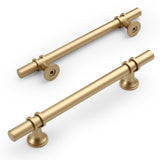 Furniture Handles 10-Piece 128mm Hole Spacing Cabinet Drawer Handles – Gold
