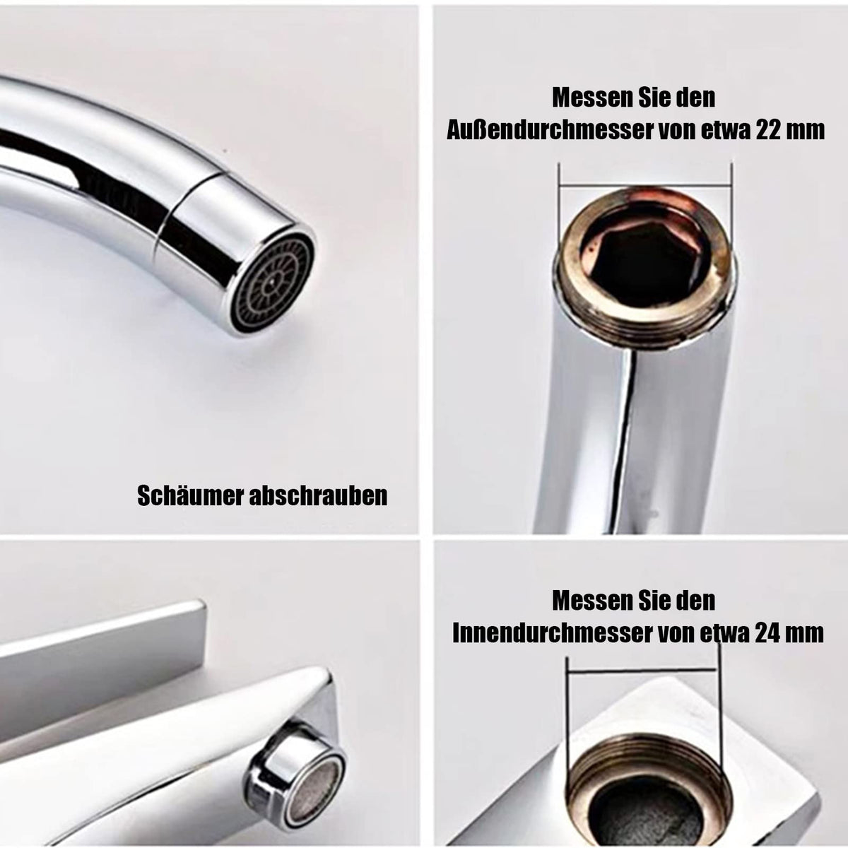 Conectori rapizi universali pentru robinet de bucătărie sau baie adaptor furtun, set 2 bucăți