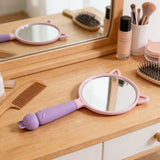 Handheld Makeup Mirror Large Professional with Handle – Blue
