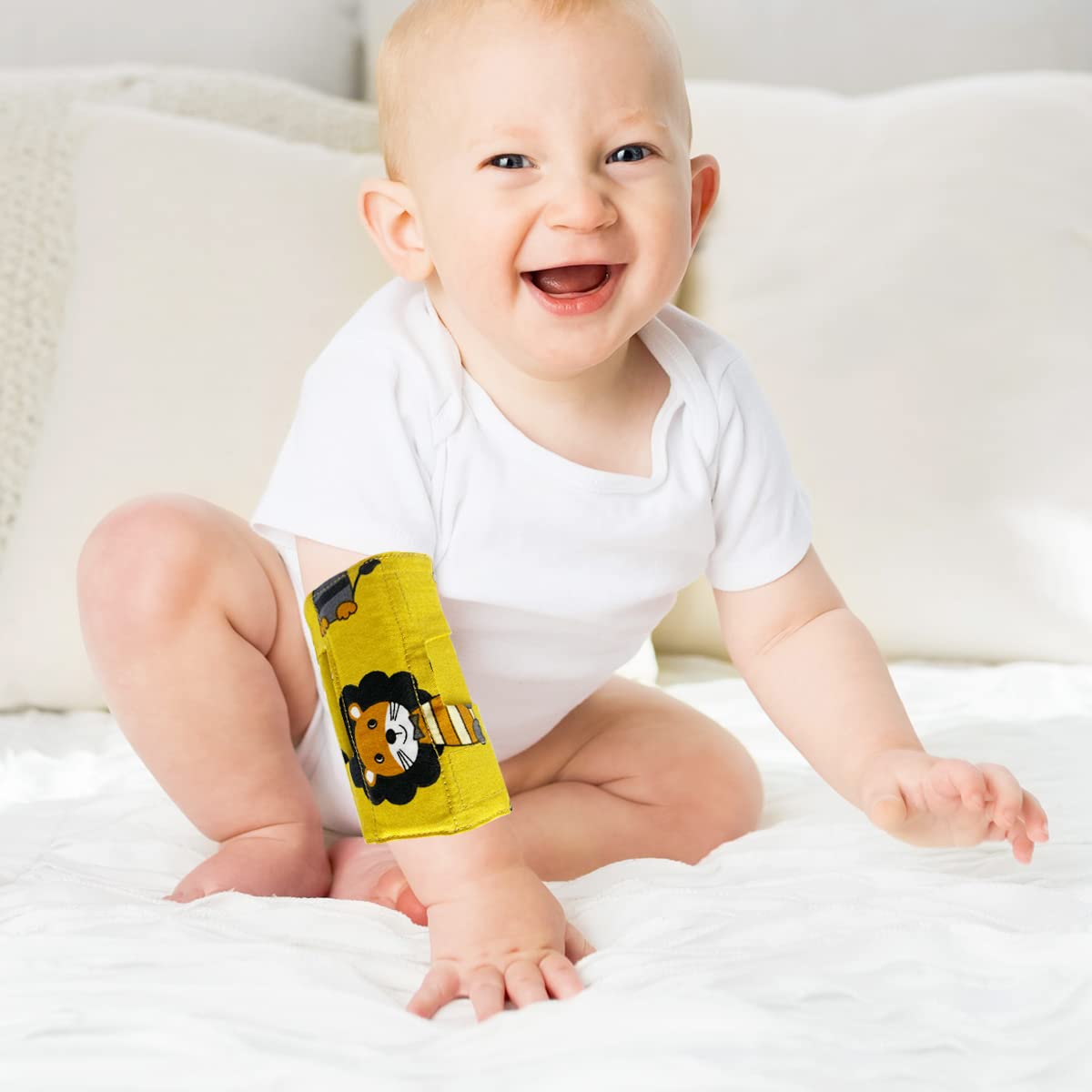 Elbow Immobilizer Splint Pair Prevent Scratching Face Thumb Sucking IV Tube Pulling for Babies – Small 2PCS