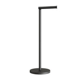 Freestanding Toilet Roll Holder Click-Up Arm Holds 4 Spare Rolls – Black