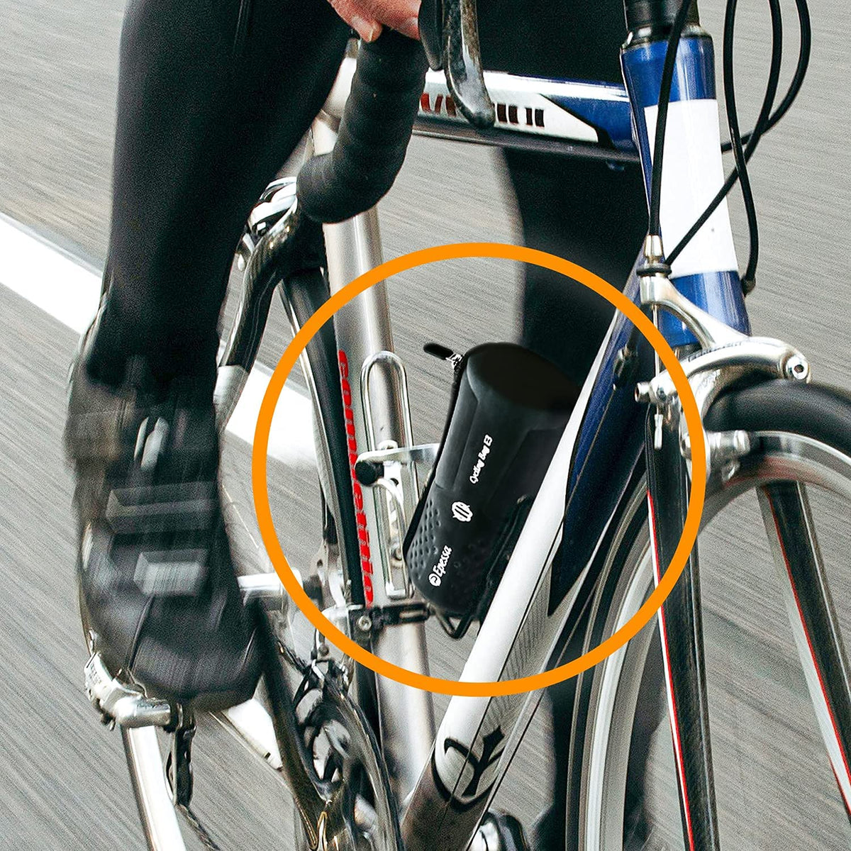 Epessa Bike Storage Bag, Bicycle Tool Bag, Sealed Zipper, for Bike Bottle Holder (For Water Bottle Holder)