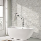 Hode 10-Piece Self-Adhesive Kitchen Tiles Marble Design Waterproof – 60x30cm Grey