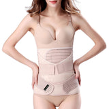 3 in 1 Postpartum Belly Support Recovery Belt - Postpartum Belt for Women - Postnatal Belly Belt after Birth - Recovery Belt after Birth (BEIGE, One Size (Pack of 1))
