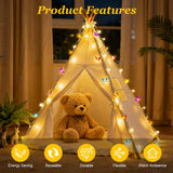 Butterfly String Lights 3m 30 LED Battery Operated Decorative – Warm White