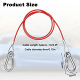 Trailer Breakaway Cable Hook 400kg Pull-Out Force Safety Cable – 1 m