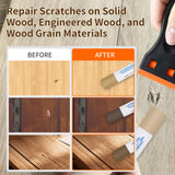 Kit reparare zgârieturi parchet și mobilier din lemn 12 culori chit de retuș – Multicolor