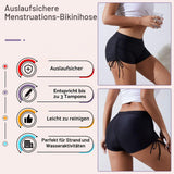 Chiloți de baie menstruali damă impermeabili fără scurgeri – Negru XS