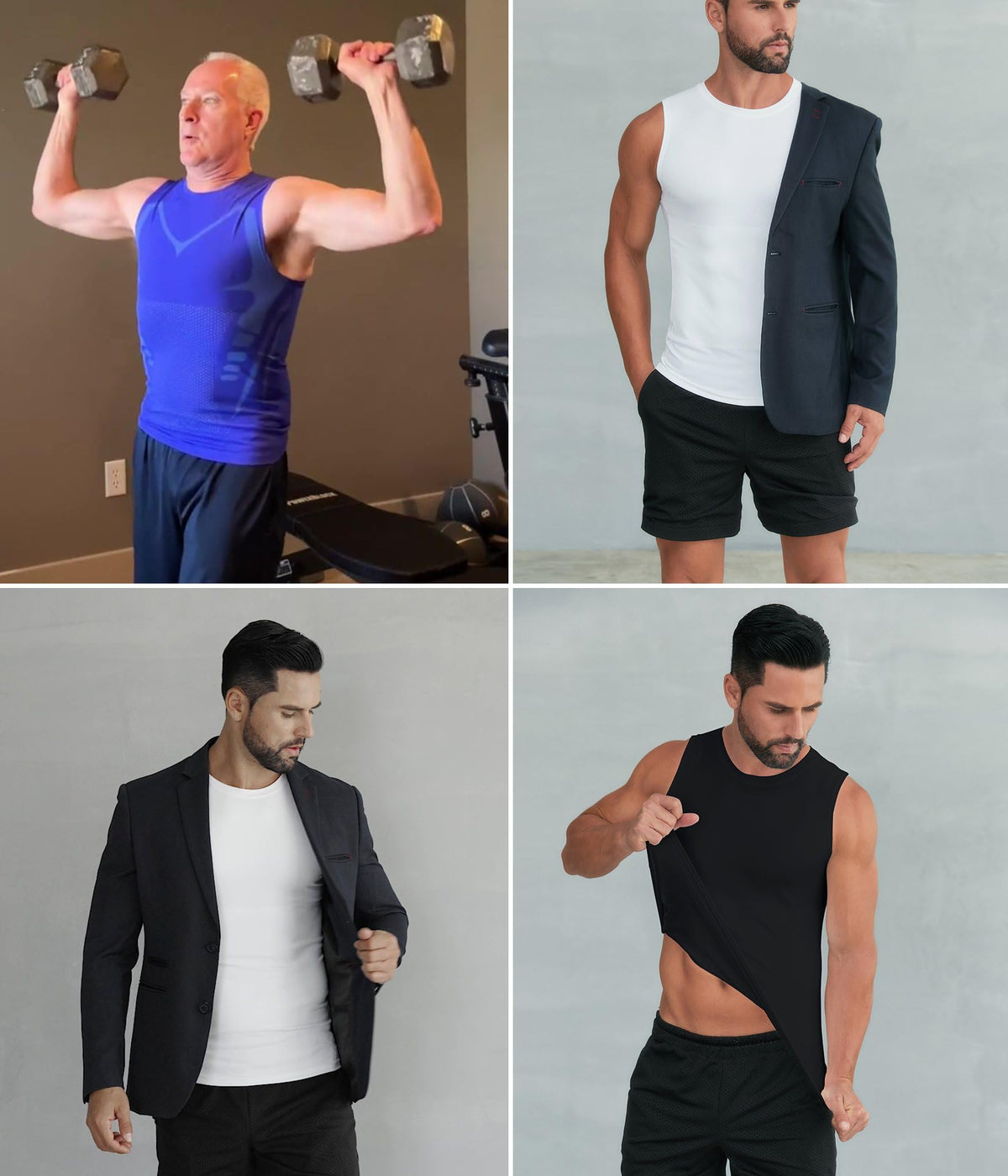 Men’s Compression Shapewear Shirt Tummy Control Tank Top