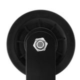 NAMYEUT 4 pieces 37 mm pulleys for ropes, steel rope pulley with screws, rope pulley pulley, pulley wheel pulley for ropes steel rope, load capacity 190 kg