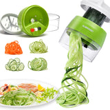 Handheld 4-in-1 Vegetable Spiralizer Multi Slicer – White